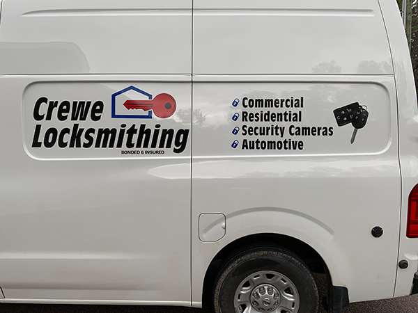 Crewe Locksmithing Van